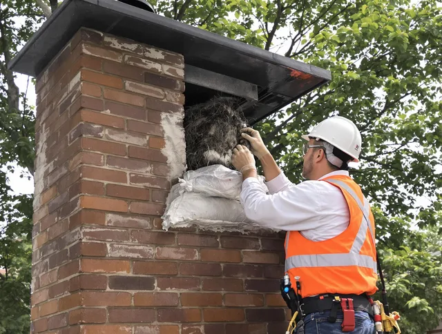 Humane removal of debris and animals by Monterey Park Chimney Sweep in Monterey Park, CA