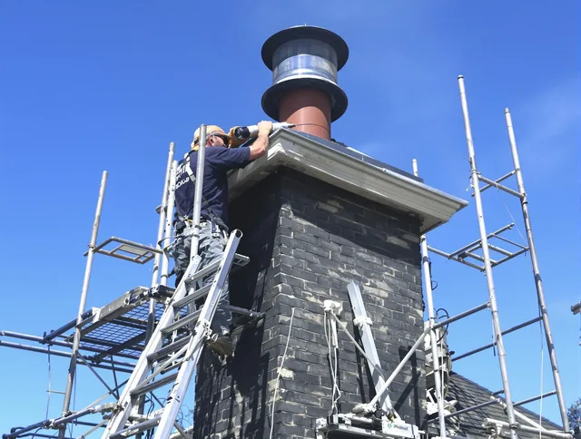 Sturdy chimney crown finished by Monterey Park Chimney Sweep in Monterey Park, CA