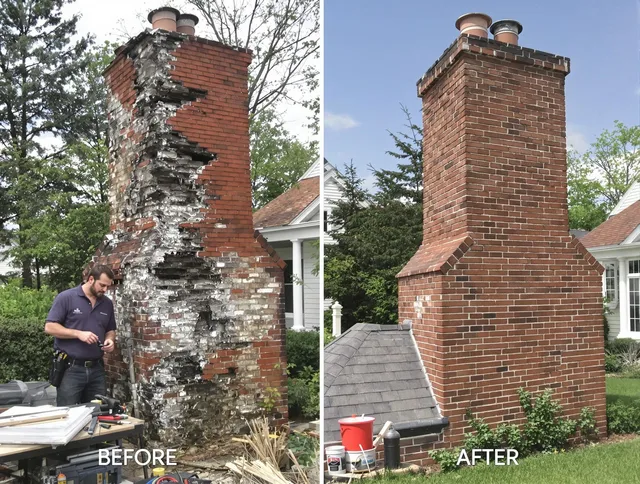 Monterey Park Chimney Sweep performing a full chimney restoration in Monterey Park, CA
