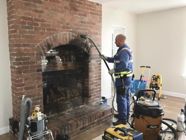 Monterey Park Chimney Sweep expert performing detailed chimney sweep in Monterey Park, CA