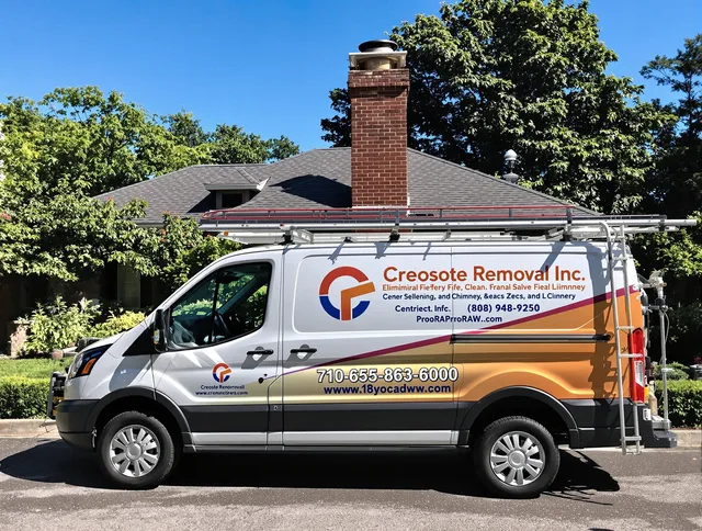 Monterey Park Chimney Sweep technician removing creosote safely in Monterey Park, CA