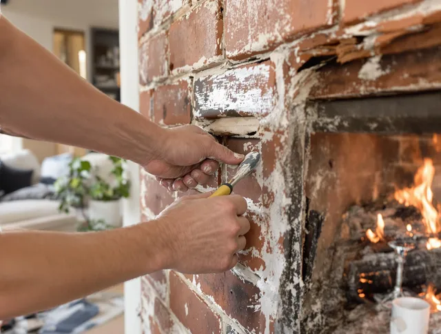 Routine fireplace repair by Monterey Park Chimney Sweep in Monterey Park, CA