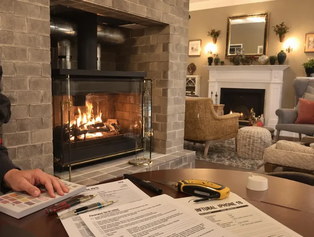 Monterey Park Chimney Sweep verifying fireplace safety measures in Monterey Park, CA